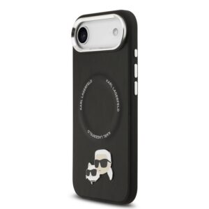 Apple iPhone 17 Air KARL LAGERFELD KLHMP17MPSMLRKCK Magsafe Hátlap - Fekete