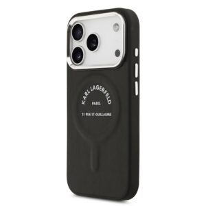 Apple iPhone 17 Pro KARL LAGERFELD KLHMP17LPSKRSGEK Magsafe Hátlap - Fekete