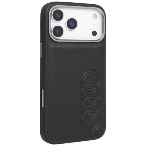 Audi TT tok Szintetikus bőr MagSafe tok iPhone 17 Pro fekete - Image 2