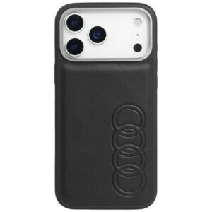Audi TT tok Szintetikus bőr MagSafe tok iPhone 17 Pro fekete