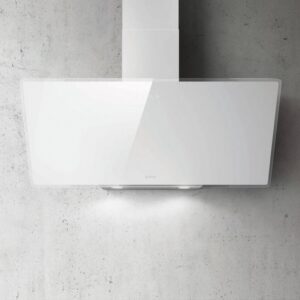 Elica SHIRE WH/A/90 fehér üveg Fali páraelszívó LED világítás 1 db motor