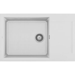 Elleci Easy 310 G68 Bianco Gránit mosogatótálca (LGY31068)Munkalapra szerelhető
