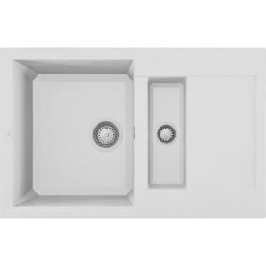 Elleci Easy 325 G68 Bianco Gránit mosogatótálca (LGY32568)Munkalapra szerelhető