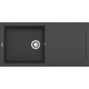 Elleci Easy 480 M70 Nero metal Gránit mosogatótálca (LMY48070)Munkalapra szerelhető