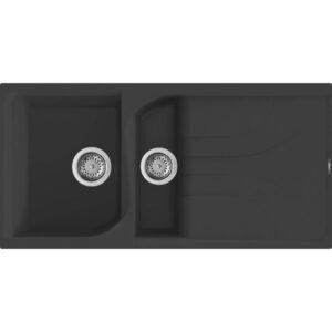 Elleci Ego 475 G40 Nero Gránit mosogatótálca (LGE47540)Munkalapra szerelhető