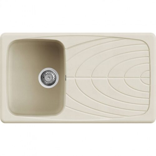 Elleci Master 400 G62 Bianco Antico Gránit mosogatótálca (LGM40062)Munkalapra szerelhető