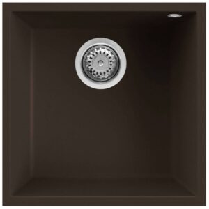 Elleci Quadra 102 M78 Espresso Gránit mosogatótálca