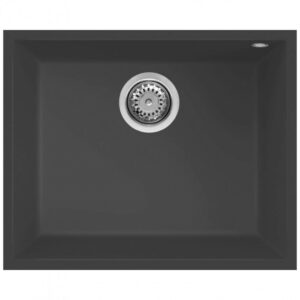 Elleci Quadra 105 M70 Nero metal Gránit mosogatótálca