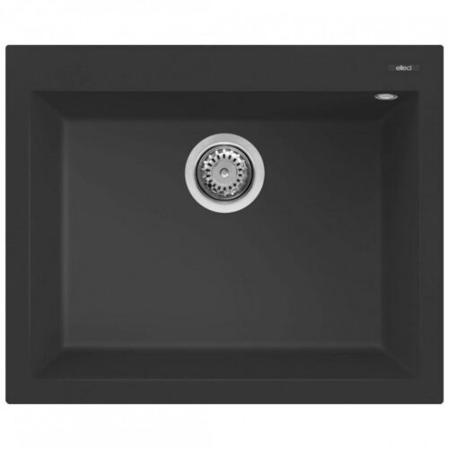 Elleci Quadra 110 G40 Nero Gránit mosogatótálca (LGQ11040)Munkalapra szerelhető