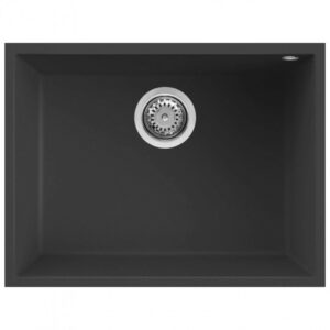 Elleci Quadra 110 M70 Nero metal Gránit mosogatótálca