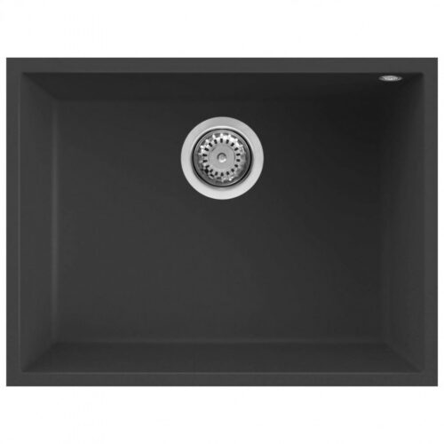 Elleci Quadra 110 M70 Nero metal Gránit mosogatótálca