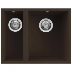 Elleci Quadra 150 M78 Espresso Gránit mosogatótálca