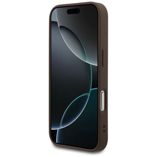 GUESS tok IPHONE 17 Pro kompatibilis MagSafe GUHMP17LG4GFRW (PU 4G Ring Classic Logo) barna - Image 2