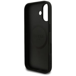 GUESS tok IPHONE 17 kompatibilis MagSafe GUHMP17SG4GFRK (PU 4G Ring Classic Logo) fekete