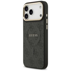 GUESS tok az IPHONE 17 Pro Max-hoz kompatibilis MagSafe GUHMP17XP4MSEGCK (PU 4G W/ Classic) fekete
