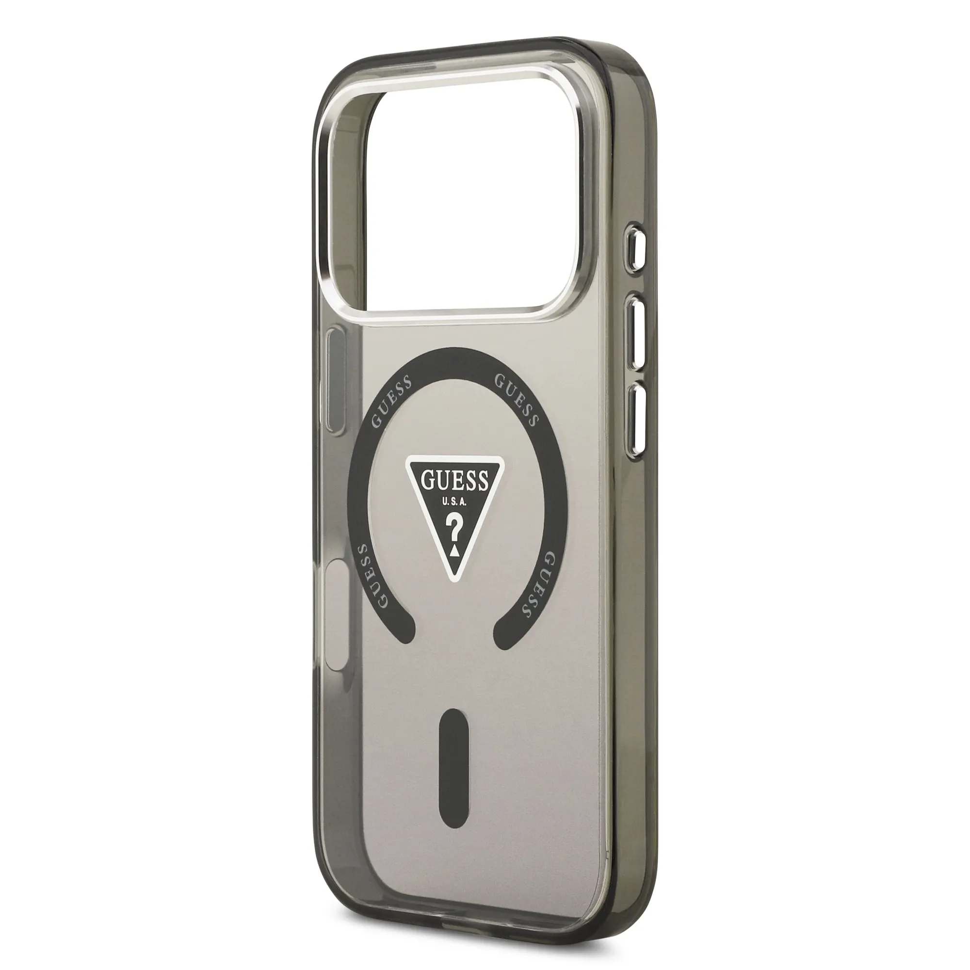 GUESS tok az IPHONE 17 Pro Max-hoz kompatibilis a MagSafe GUHMP17XHGTMLCGK (IML Gradient W/ Triangle Logo) fekete - Image 2
