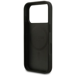GUESS tok az IPHONE 17 Pro-hoz kompatibilis a MagSafe GUHMP17LG4GFRK (PU 4G Ring Classic Logo) fekete