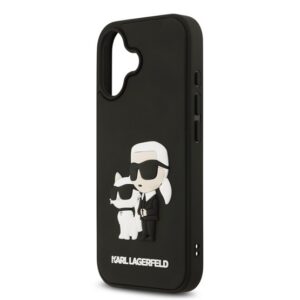 KARL LAGERFELD 3D RUBBER KARL AND CHOUPETTE szilikon telefonvédő (ütésállóság