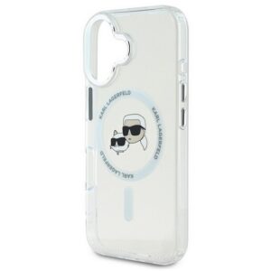 KARL LAGERFELD IML K&CH HEADS METAL FRAME MAGSAFE szilikon telefonvédő (ütésállóság