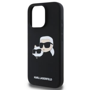 KARL LAGERFELD LIQUID SILICONE DOUBLE HEADS MAGSAFE szilikon telefonvédő (ütésállóság