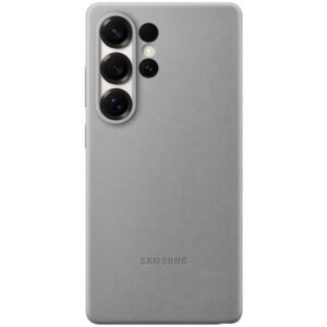 SAMSUNG műanyag telefonvédő (ECO bőr hatású hátlap) SÖTÉTSZÜRKE Samsung Galaxy S25 Ultra (SM-S938)