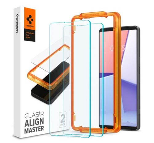 SPIGEN ALM FC képernyővédő üveg 2db (2.5D
