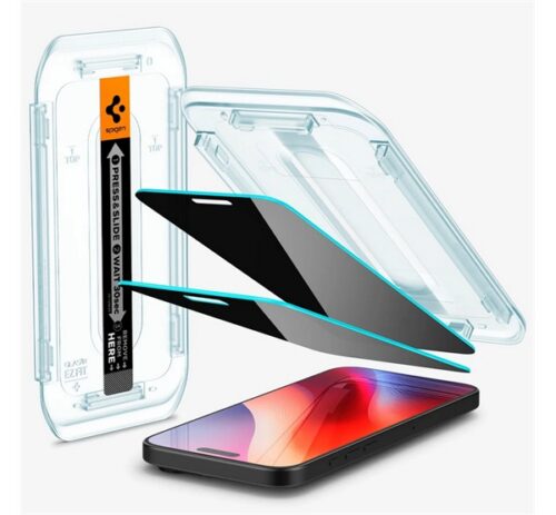 SPIGEN EZ FIT képernyővédő üveg 2db (2.5D