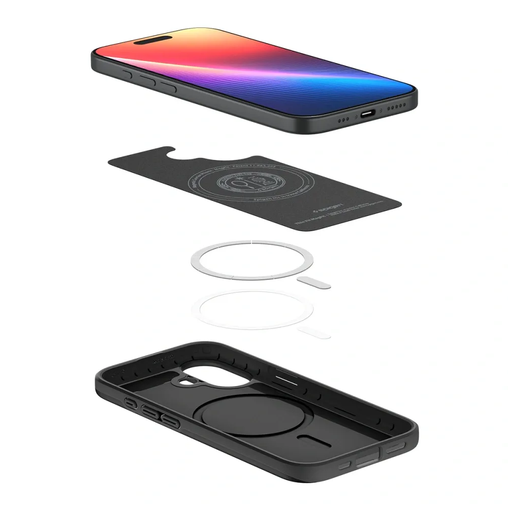 SPIGEN tok THIN FIT MAG kompatibilis a MagSafe készülékkel IPHONE 17 fekete - Image 2