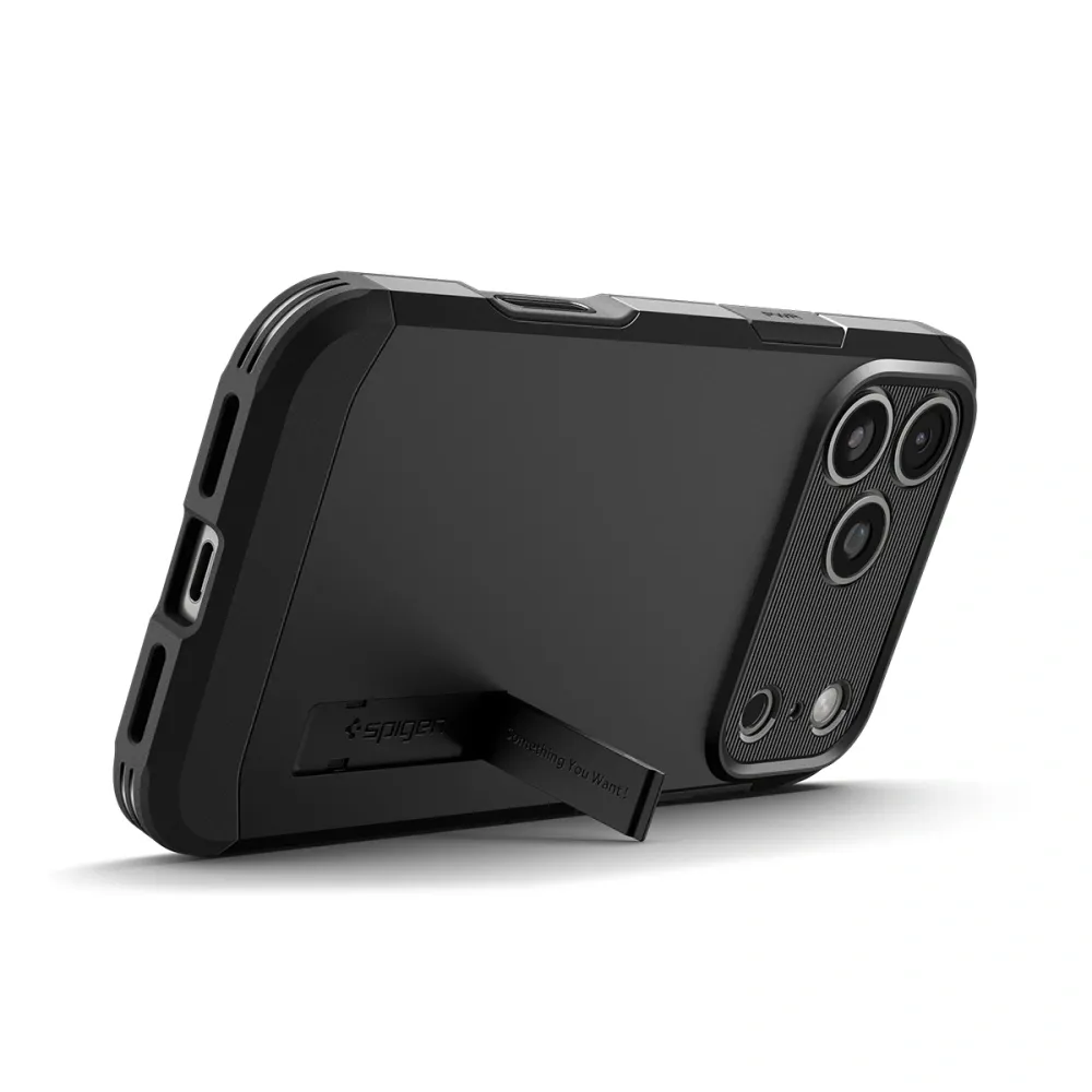 SPIGEN tok TOUGH ARMOR MAG kompatibilis a MagSafe készülékkel az IPHONE 17 Pro számára fekete színű
