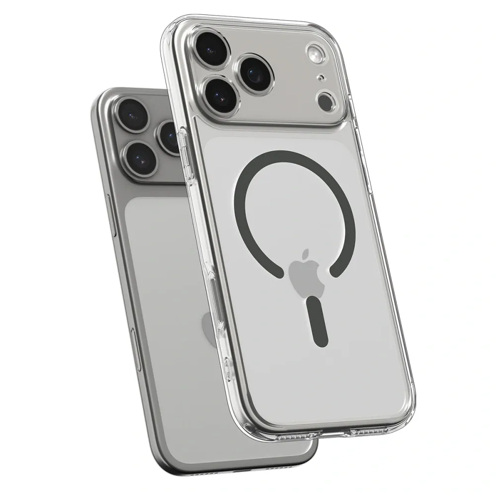 SPIGEN tok ULTRA HYBRID MAG kompatibilis MagSafe az IPHONE 17 Pro Max készülékhez világos grafit színű - Image 2