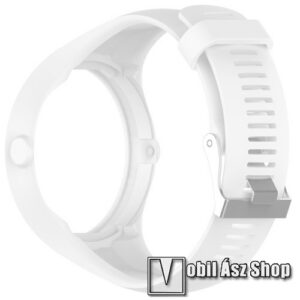 TPU okosóra szíj - Polar M200 - FEHÉR - 26cm hosszú