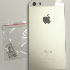 iPhone SE silver/ezüst készülék hátlap/ház/keret