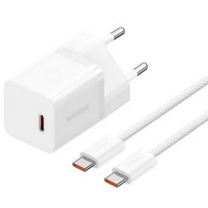 BASEUS GaN5 MINI 1C hálózati töltő Type-C aljzat (30W