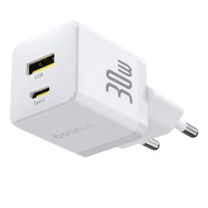 BASEUS PALM hálózati töltő USB+Type-C aljzat (30W