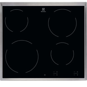 Electrolux EHF6240XXK Beépíthető Kerámia főzőlap Fém keretes