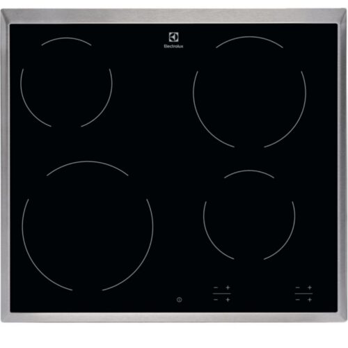 Electrolux EHF6240XXK Beépíthető Kerámia főzőlap Fém keretes