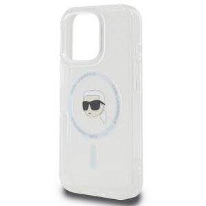 KARL LAGERFELD IML KARL HEAD METAL FRAME MAGSAFE szilikon telefonvédő (ütésállóság