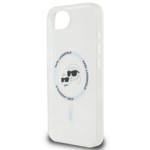 KARL LAGERFELD IML K&CH HEADS METAL FRAME MAGSAFE szilikon telefonvédő (ütésállóság
