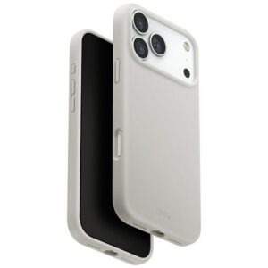 UNIQ Lino tok iPhone 17 Pro Max Magclick töltés világosszürke színben